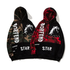 Borfend Star Urban Fashion Oversize Hoodie