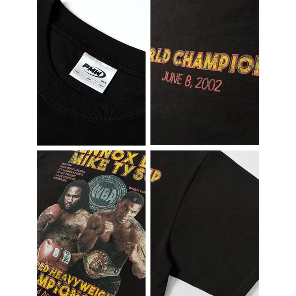 Boxing World Championship Printed T-shirt - T-Shirt