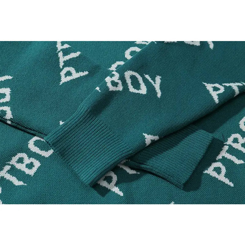 Boy Turtleneck Loose Sweater Street Style Pullover