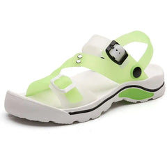 Breathable Multicolor Beach Fashion Sandals Euro Size White