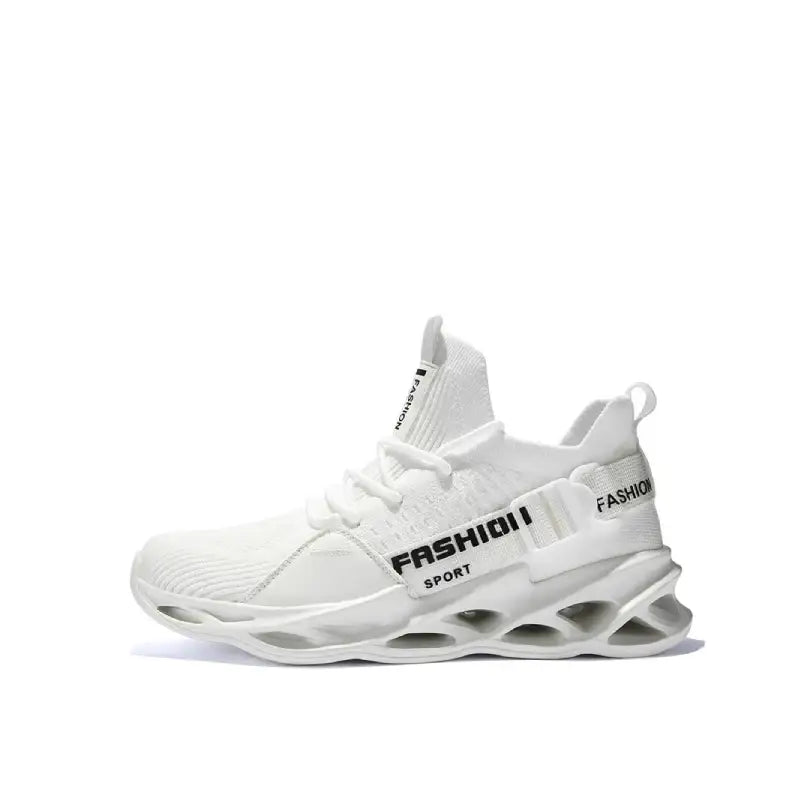 Breathable Platform Mesh Lace Up Blade Sneakers Euro Size