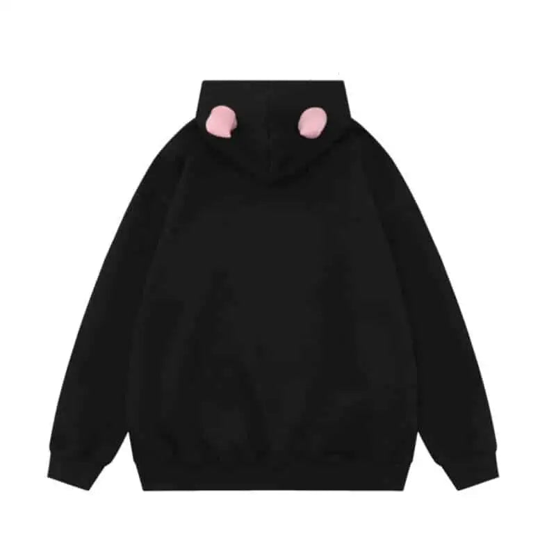 Broken Heart Devil Horns Embroidery Hoodie