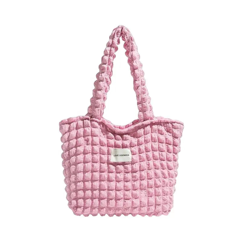 Bubble Tote Bag Lightweight Handbag