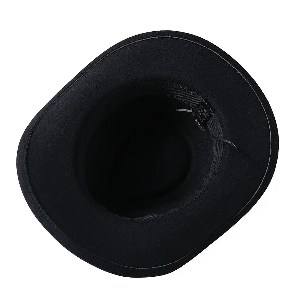 Bull Cowboy Rolled Edge Western Hat - Hats