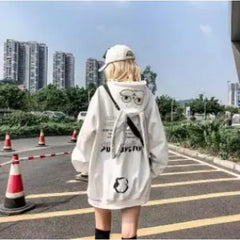 Bunny Ears Oversized Hoodie for Casual and Everyday Wear