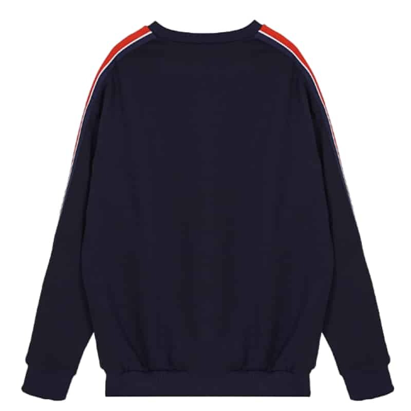 Mershier Dark Blue Long Sleeve Sweatshirt - SWEATSHIRT