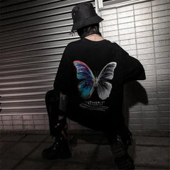 Butterfly Hip Hop Oversized T-Shirt