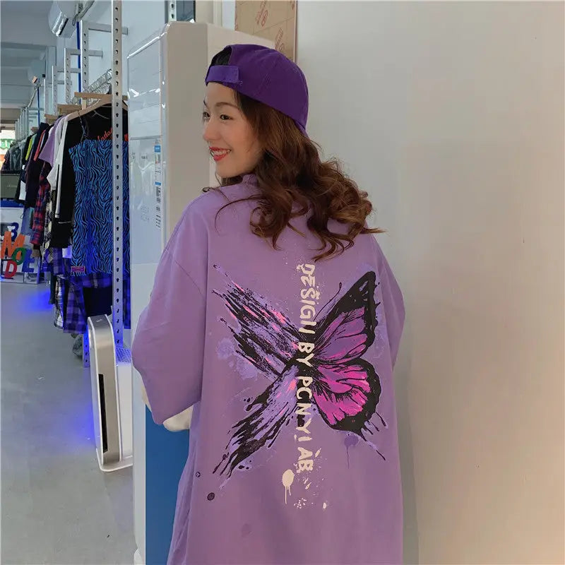 Butterfly Loose Oversize T-Shirt