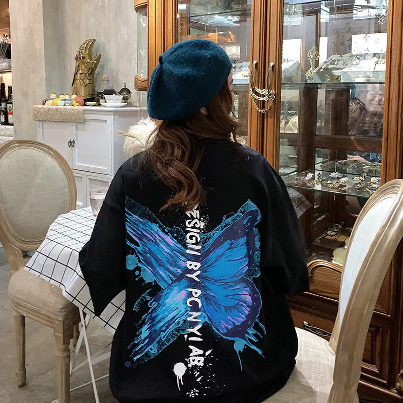 Butterfly Loose Oversize T-Shirt