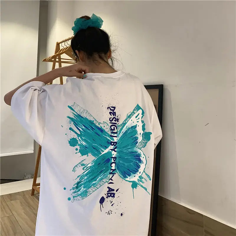 Butterfly Loose Oversize T-Shirt