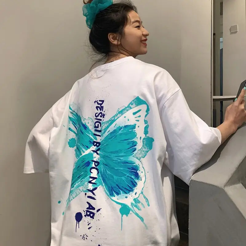 Butterfly Loose Oversize T-Shirt