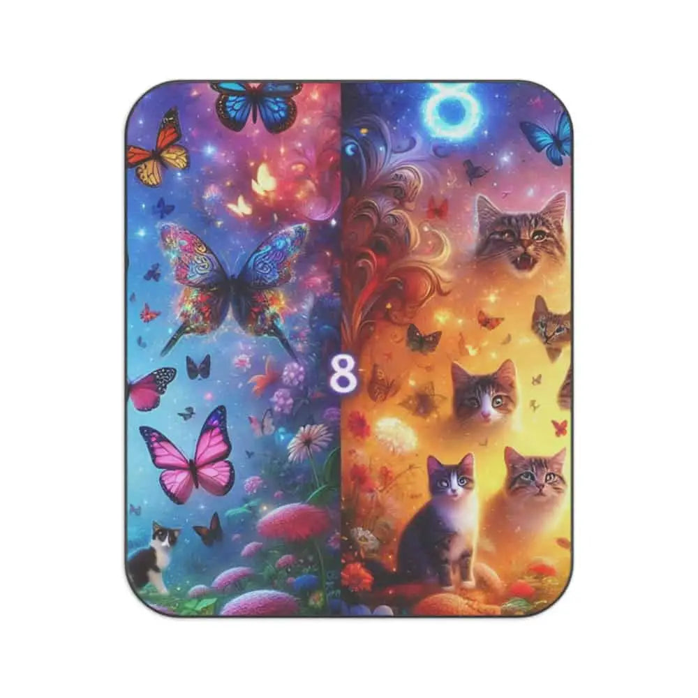 Butterfly Print Picnic Blanket 61’’ × 51’’