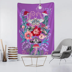 Butterfly Psychedelic Tapestry Wall