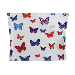 Butterfly Shaped Velvet Blouse for Women