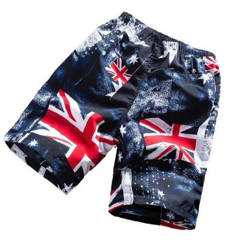 Great Britain Flag Beach Shorts - M