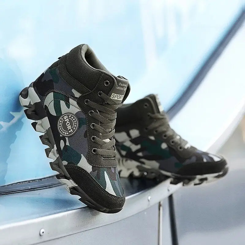Camouflage Platform Sneakers Shoes