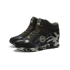 Camouflage Platform Sneakers Shoes - 35