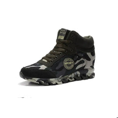 Camouflage Platform Sneakers Shoes with Breathable Mesh