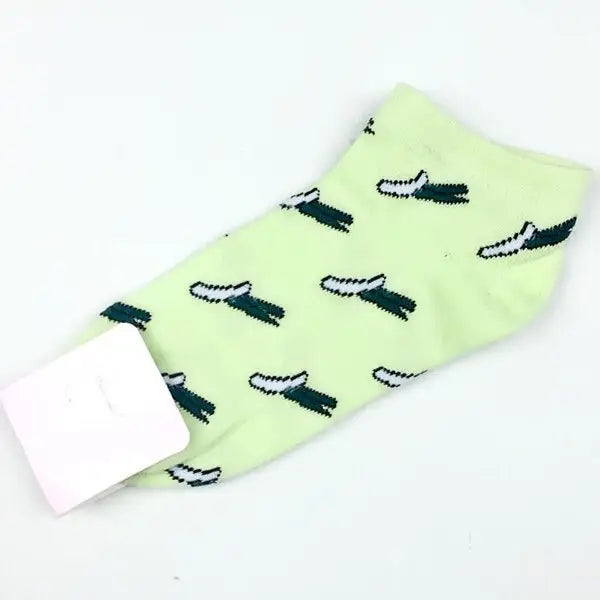 Candy Color Fruits Cotton Sock - Ligth Green / one size
