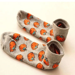 Candy Color Fruits Cotton Sock