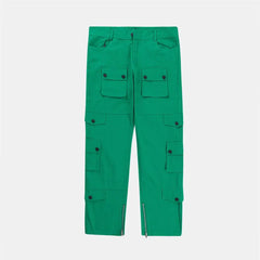Cargo Pants Multi Pockets - Green / S