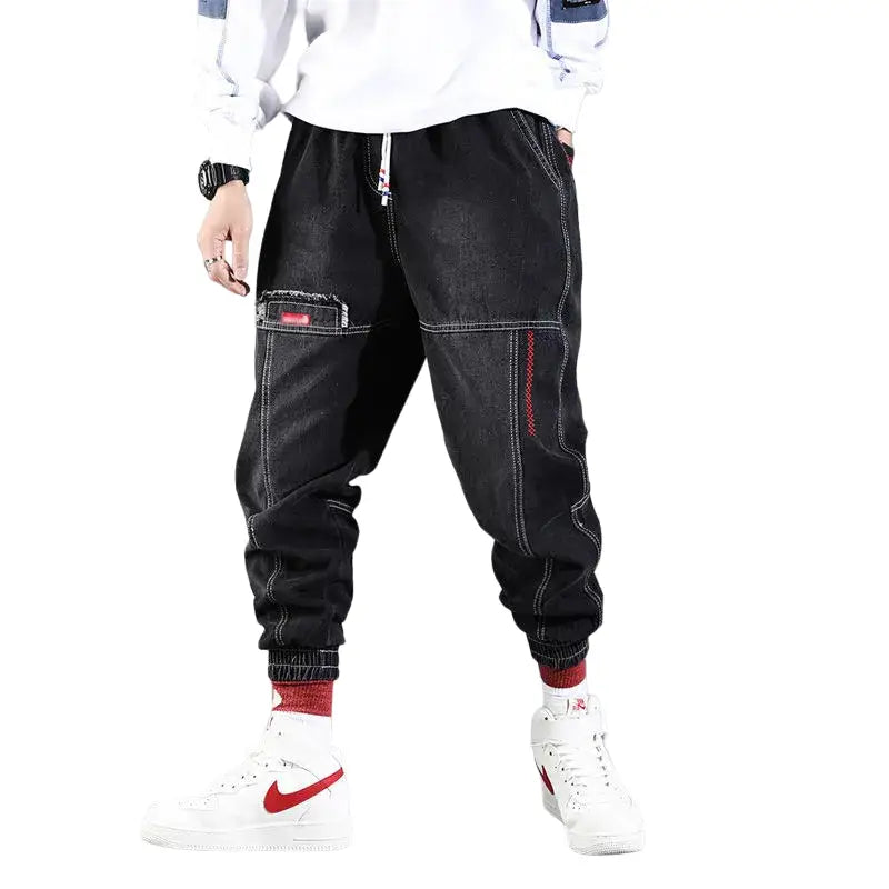 Cargo Pockets Elastic Joggers