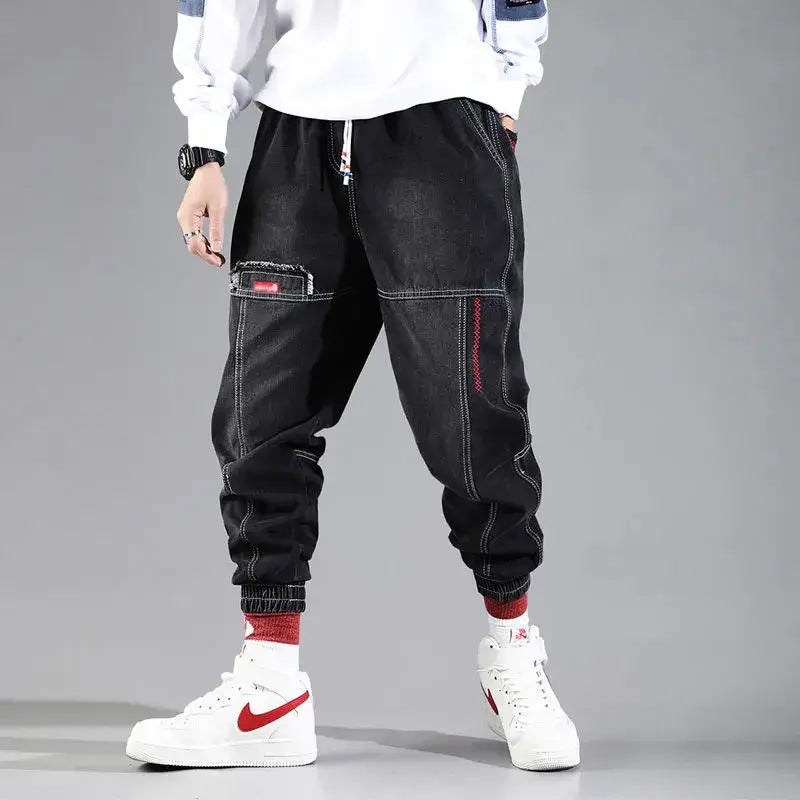 Cargo Pockets Elastic Joggers