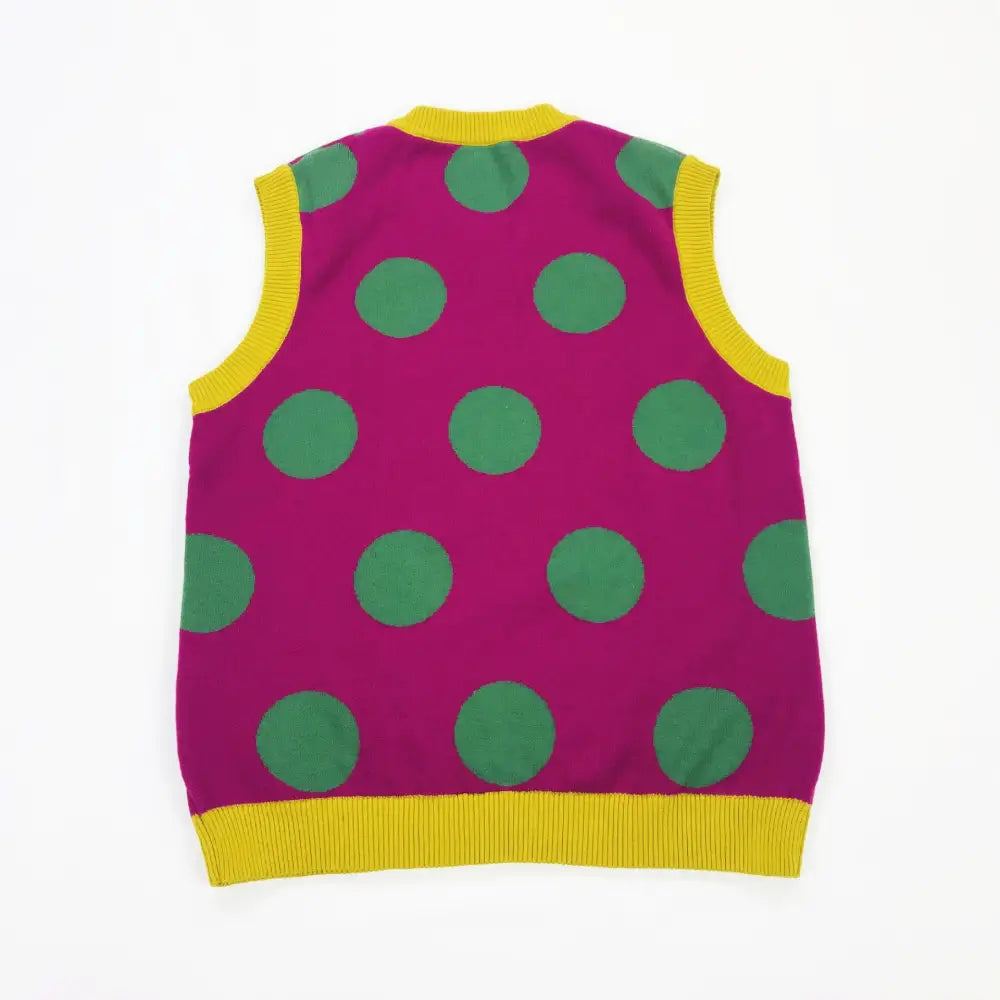 Cartoon Animals Loose V-Neck Knitted Vest