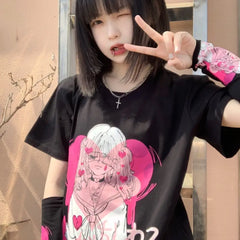 Cartoon Gothic Harajuku Pastel T-Shirt