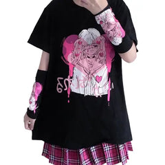 Cartoon Gothic Harajuku Pastel T-Shirt