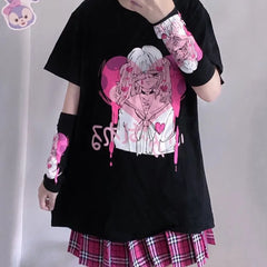 Cartoon Gothic Harajuku Pastel T-Shirt