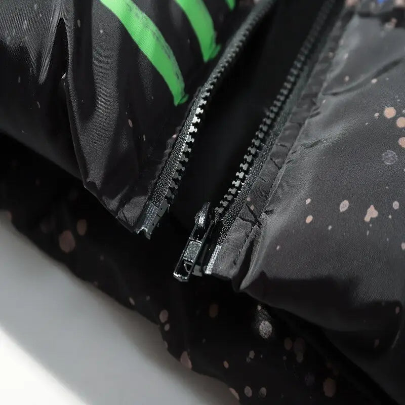 Cartoon Graffiti Windbreaker Harajuku Coat