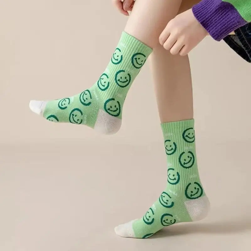 Cartoon Kawaii Socks 3 Pairs Set for Everyday Wear