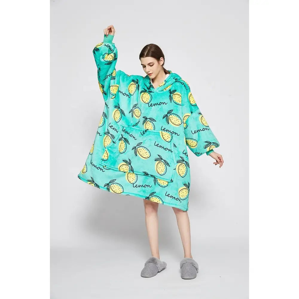 Cartoon Loose Hooded Nightdress