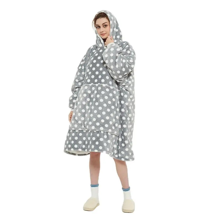 Cartoon Loose Hooded Nightdress