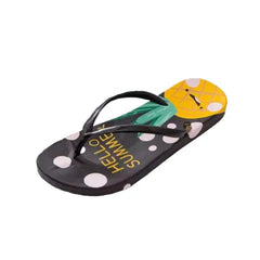 Cartoon Pineapple Strawberry Flip Flops Sandals