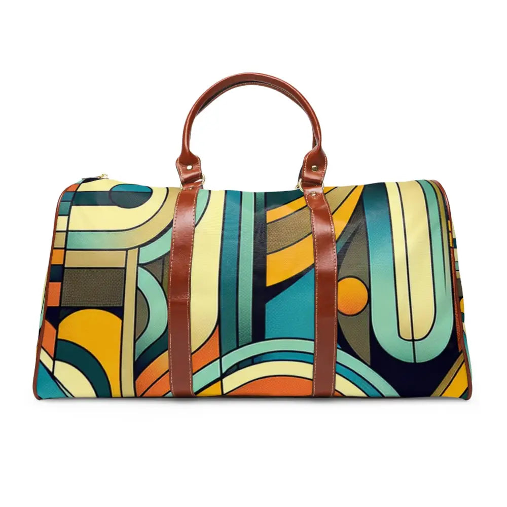 Cassidy Brushstrokes - Retro Travel Bag