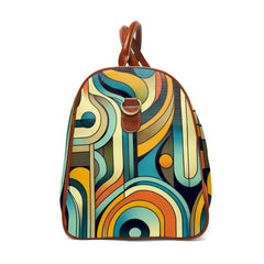 Cassidy Brushstrokes - Retro Travel Bag