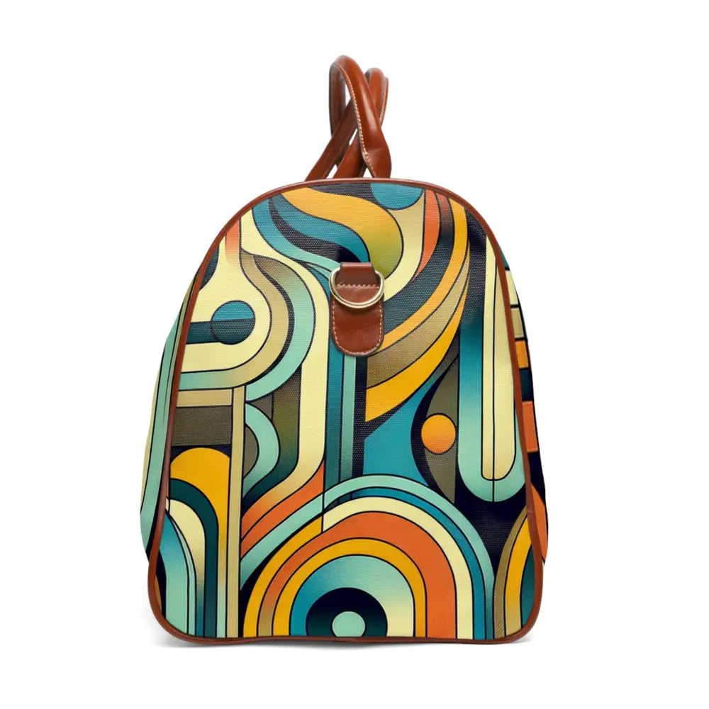 Cassidy Brushstrokes - Retro Travel Bag