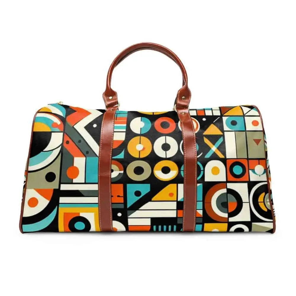 Cassidy Neon - Retro Travel Bag - 20’ x 12’ / Brown - Bags