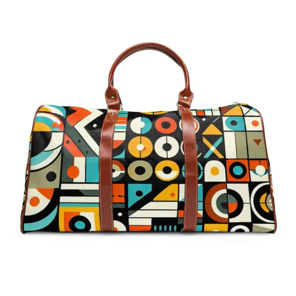 Cassidy Neon - Retro Travel Bag - 20’ x 12’ / Brown - Bags