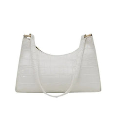 Casual Retro Chain Handbag - White
