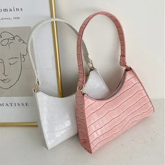 Casual Retro Chain Handbag with Vintage Design