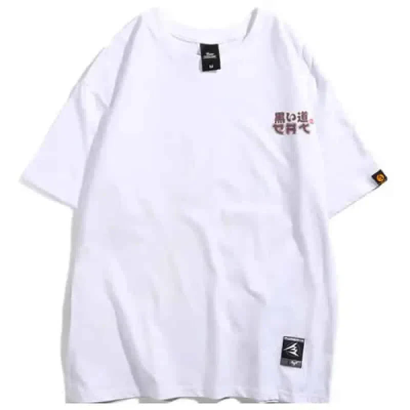 Cat and Koi Asian Street Design T Shirt