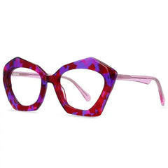 Cat Eye Acetate Floral Frames