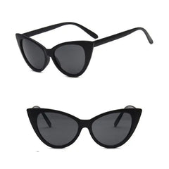 Cat Eye Brand Sunglasses - Gray(XL) / One Size
