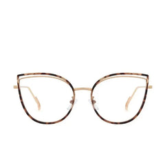 Cat Eye Light Metal Frame Glasses