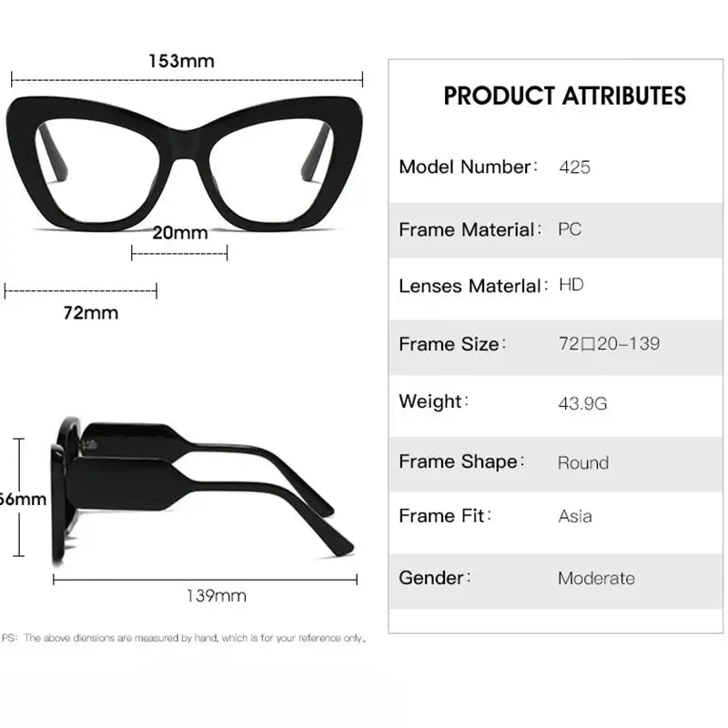 Cat Eye Prescription Frames for Women