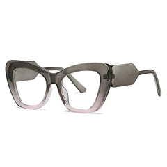Cat Eye Prescription Frames Glasses - Gray