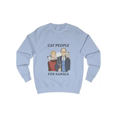 Cat People For Kamala Long Sleeve Sweatshirt